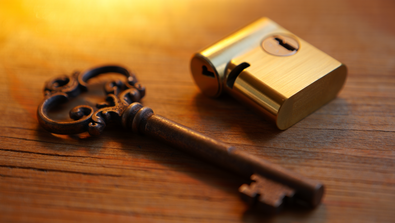 Skeleton Key on a table